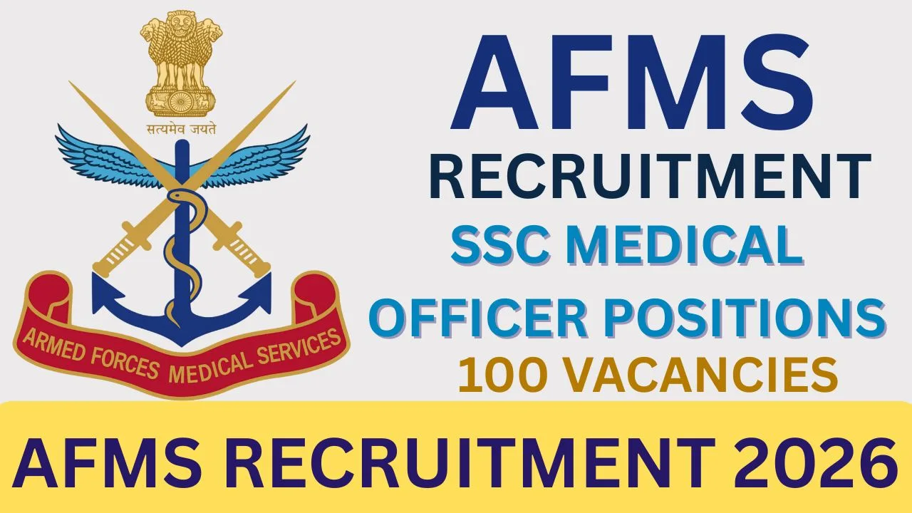 AFMS RECRUITMENT 2026